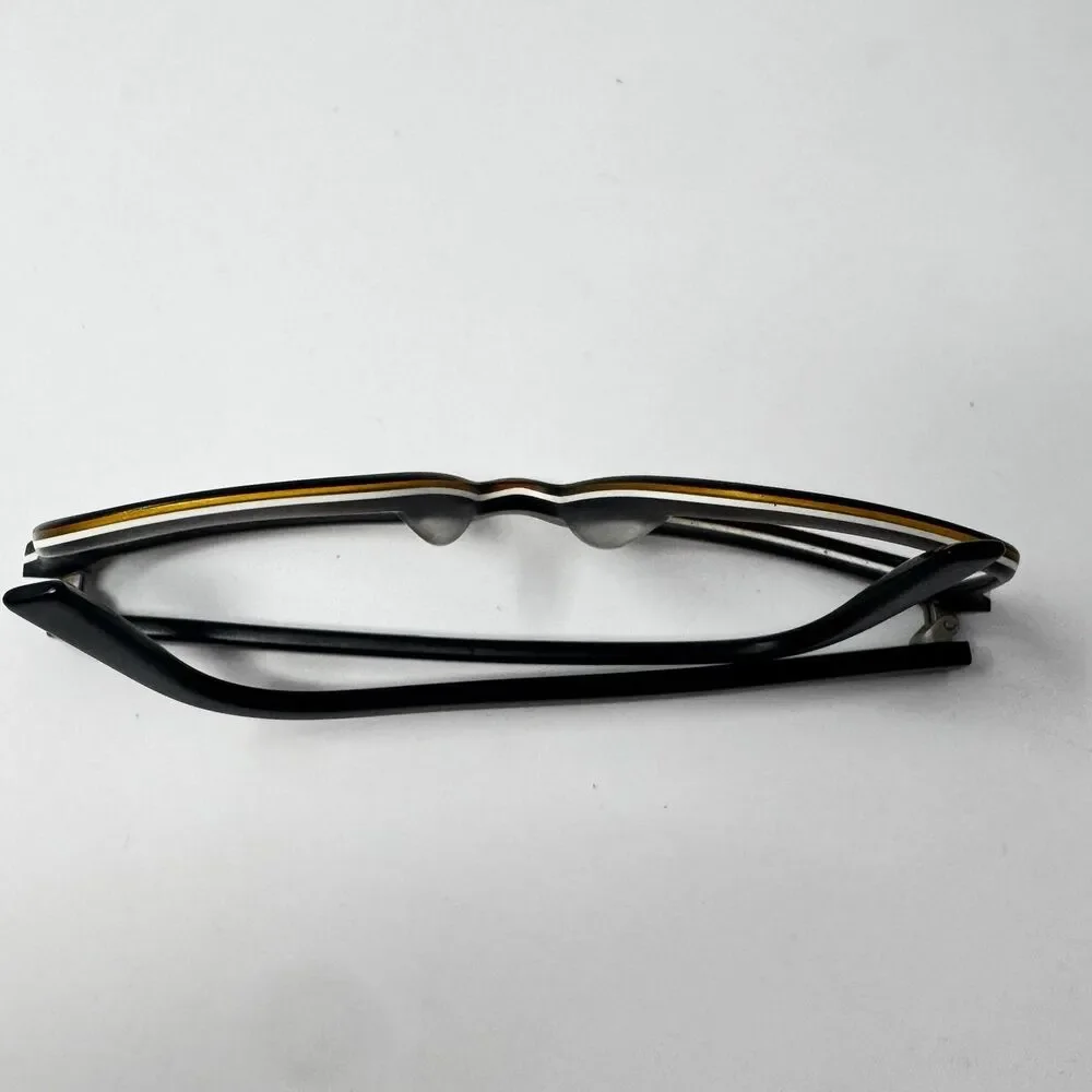 Warby Parker Barkley M103 Black Gray Eyeglass Frames 53-18-142